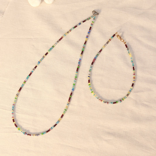 Cherry Gum | Perlenkette | Sommerkette | Fußkette | Armband | individuell