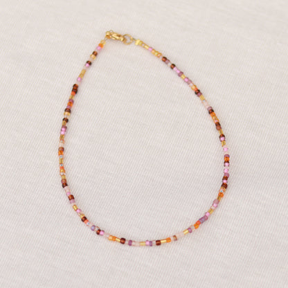 Desert Rose | Perlenkette | Sommerkette | Fußkette | Armband | individuell