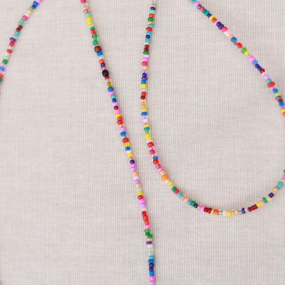 Colour Blast | Perlenkette | Sommerkette | Fußkette | Armband | individuell