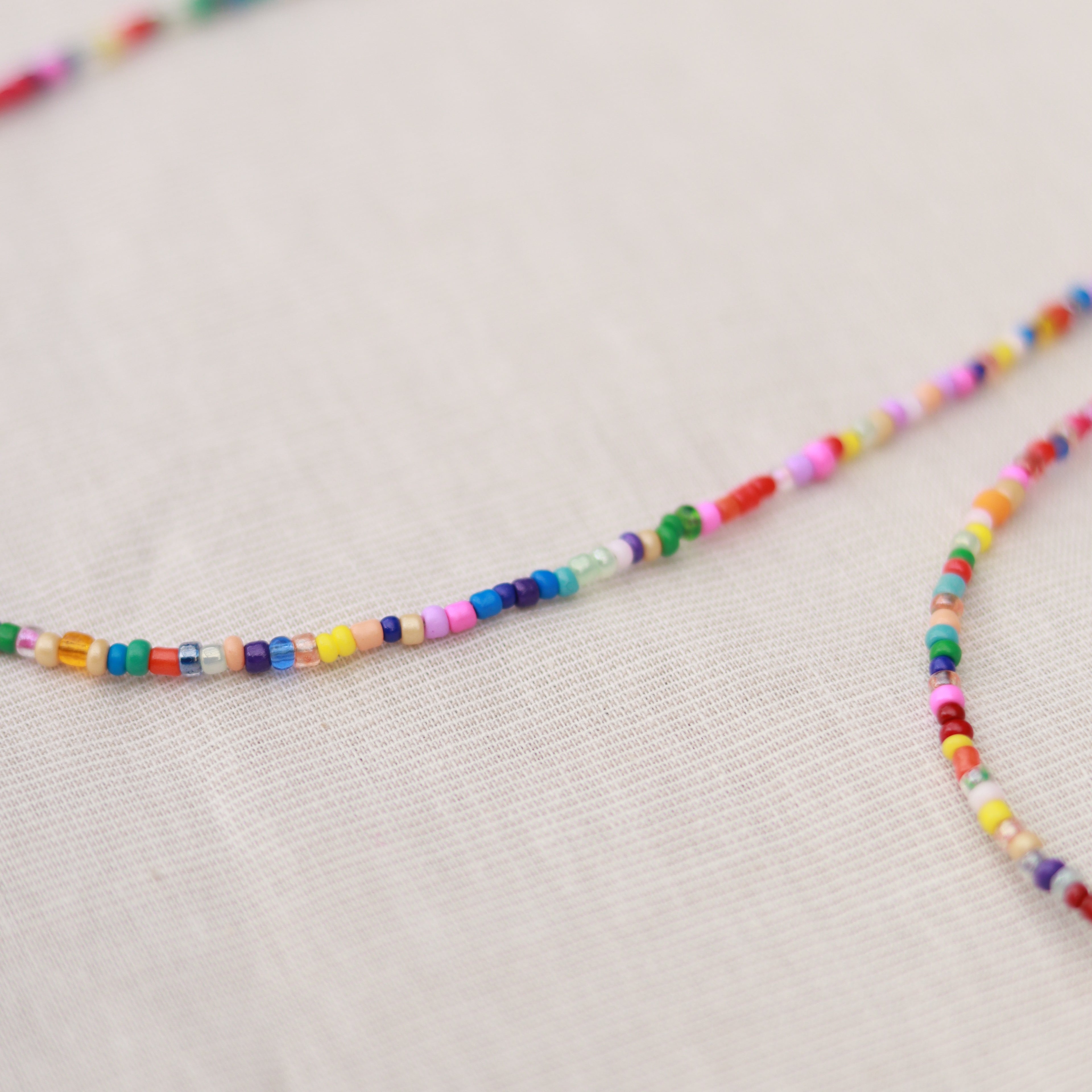 Perlenkette bunt | Sommerkette | Fußkettchen | Armband