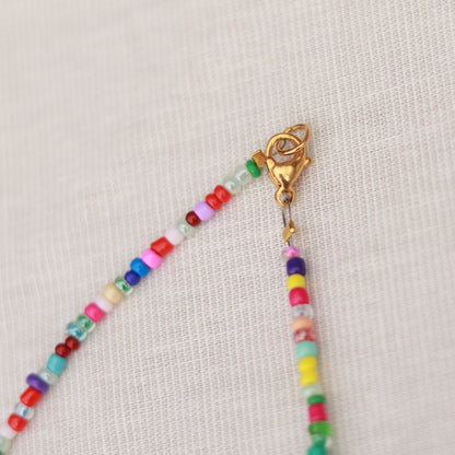 Colour Blast | Perlenkette | Sommerkette | Fußkette | Armband | individuell