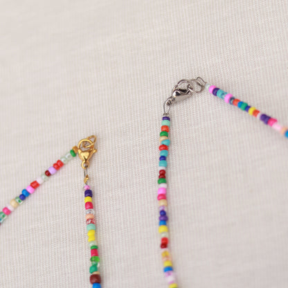 Colour Blast | Perlenkette | Sommerkette | Fußkette | Armband | individuell