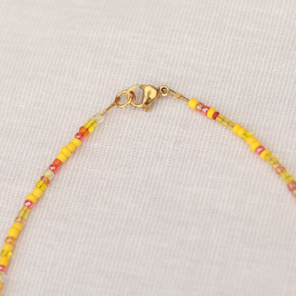 Sunshine | Perlenkette | Sommerkette | Fußkette | Armband | individuell