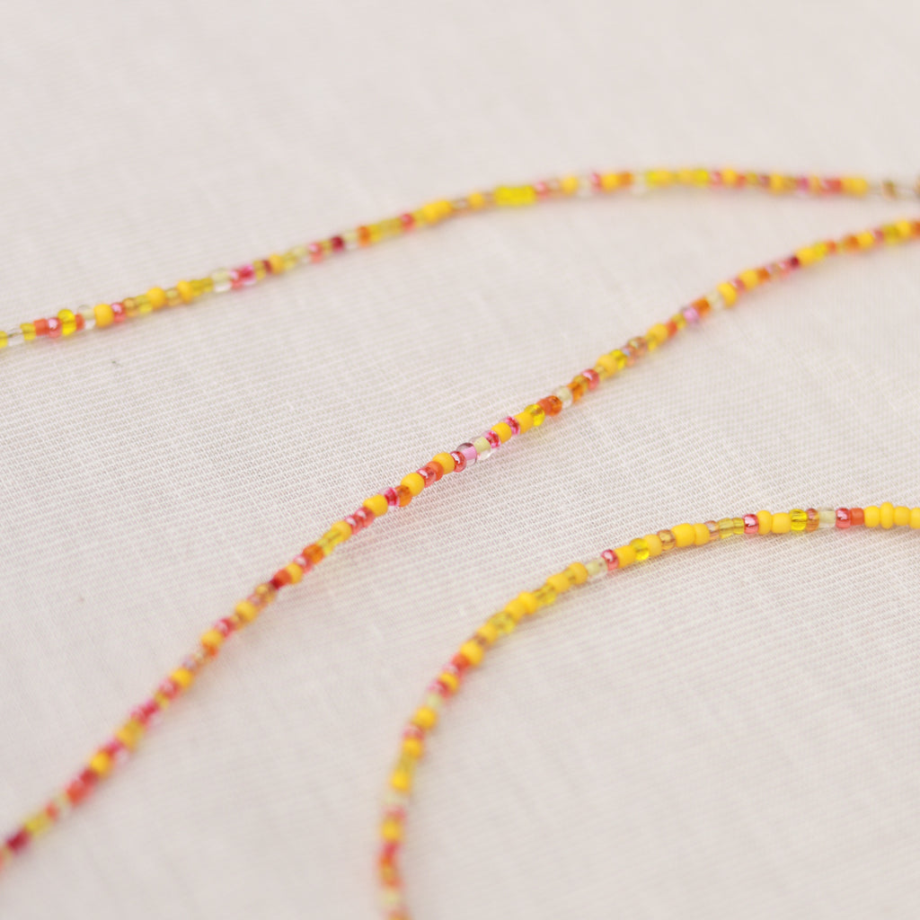 Sunshine | Perlenkette | Sommerkette | Fußkette | Armband | individuell