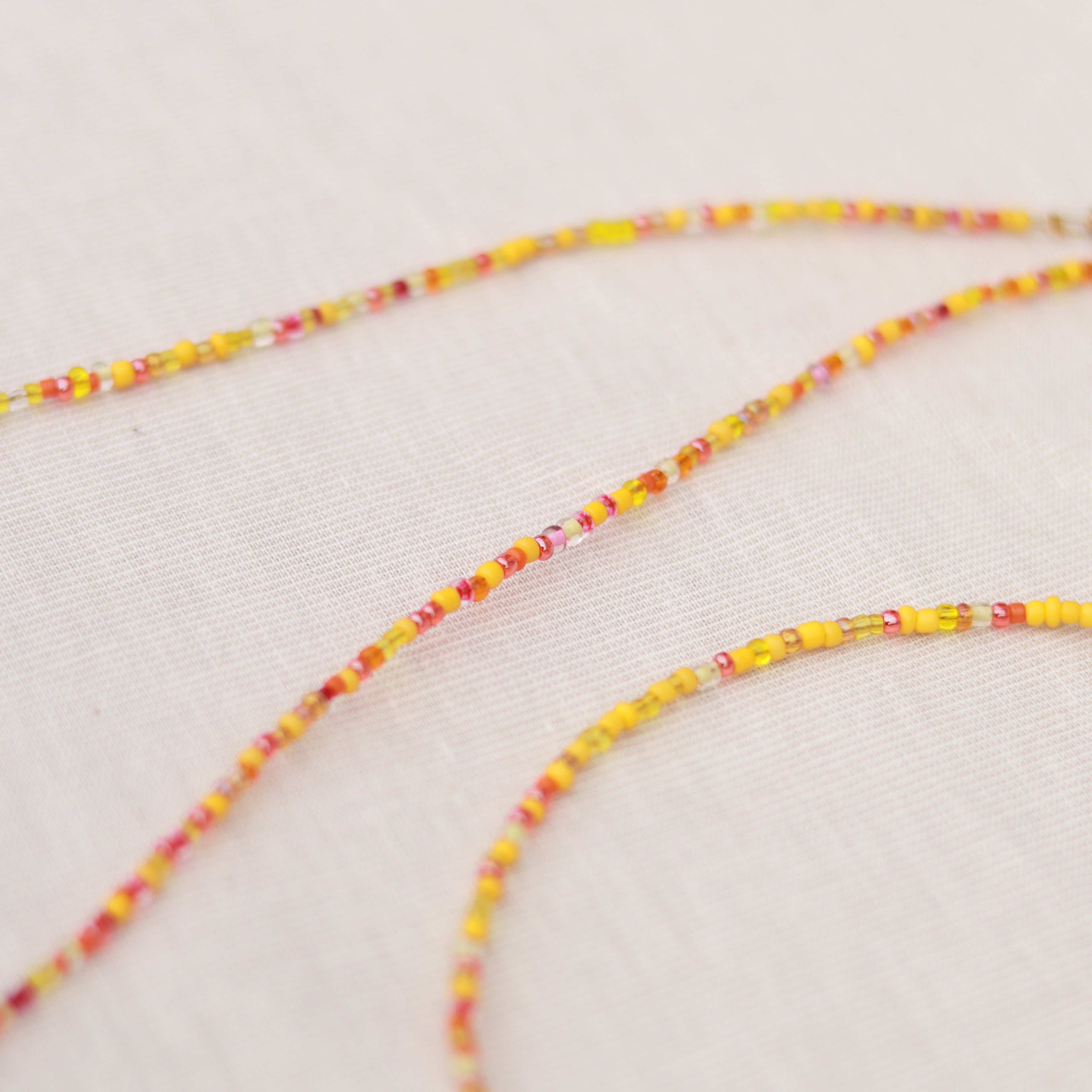 Sunshine | Perlenkette | Sommerkette | Fußkette | Armband | individuell