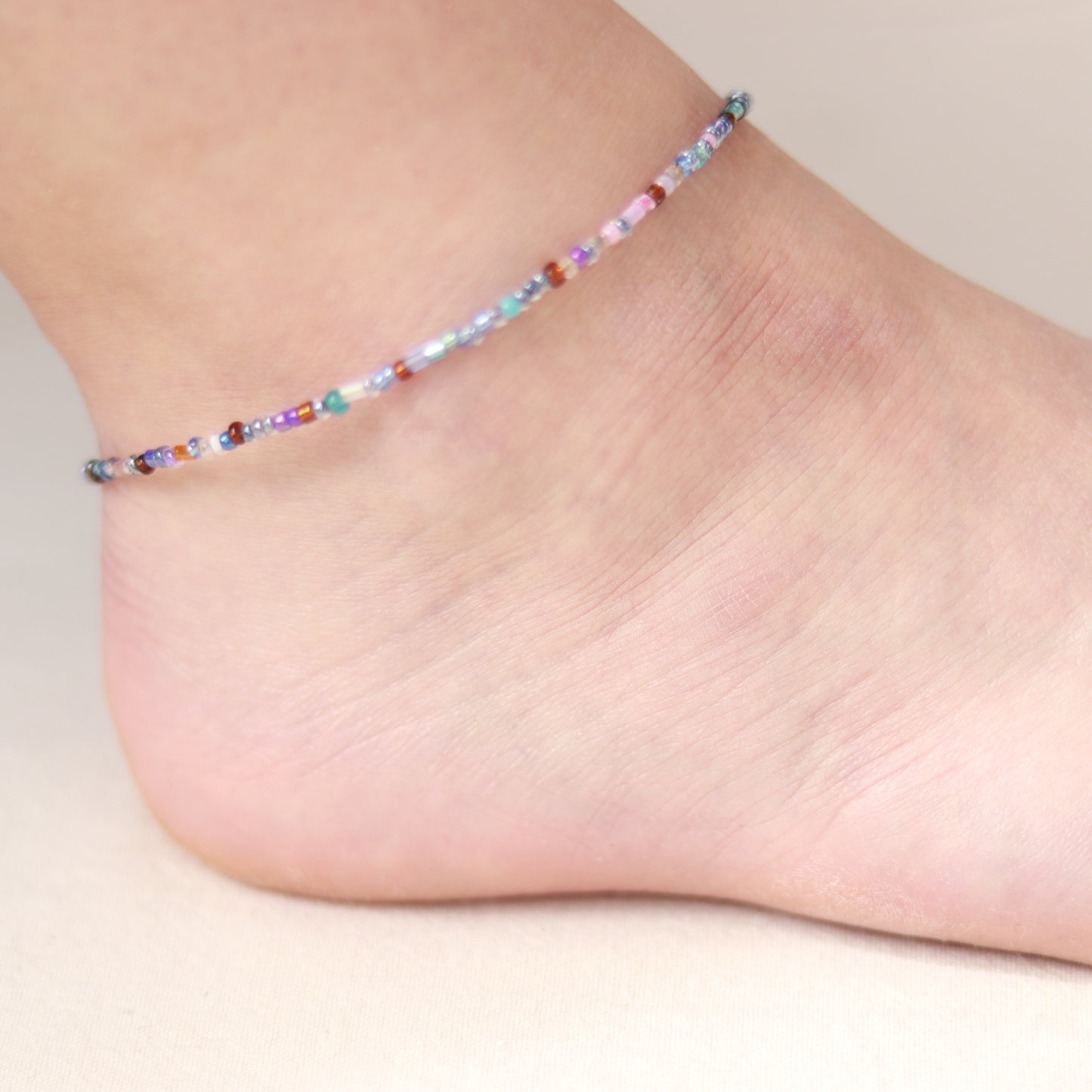 Lavender Haze | Perlenkette | Sommerkette | Fußkette | Armband | individuell