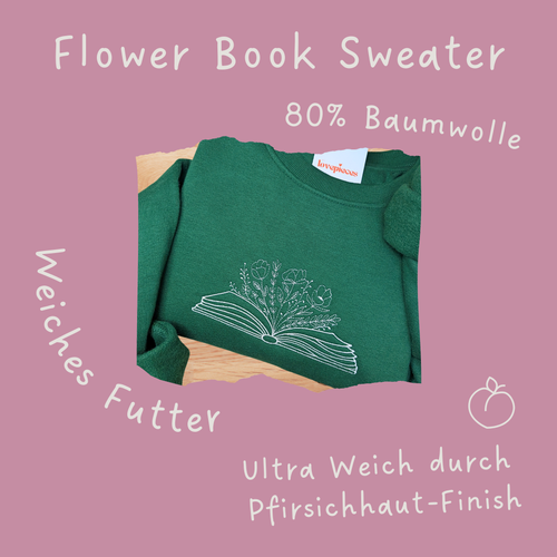 Buch Blumen Pullover | Midweight