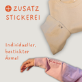 Zusatz Stickerei | Individueller Ärmel
