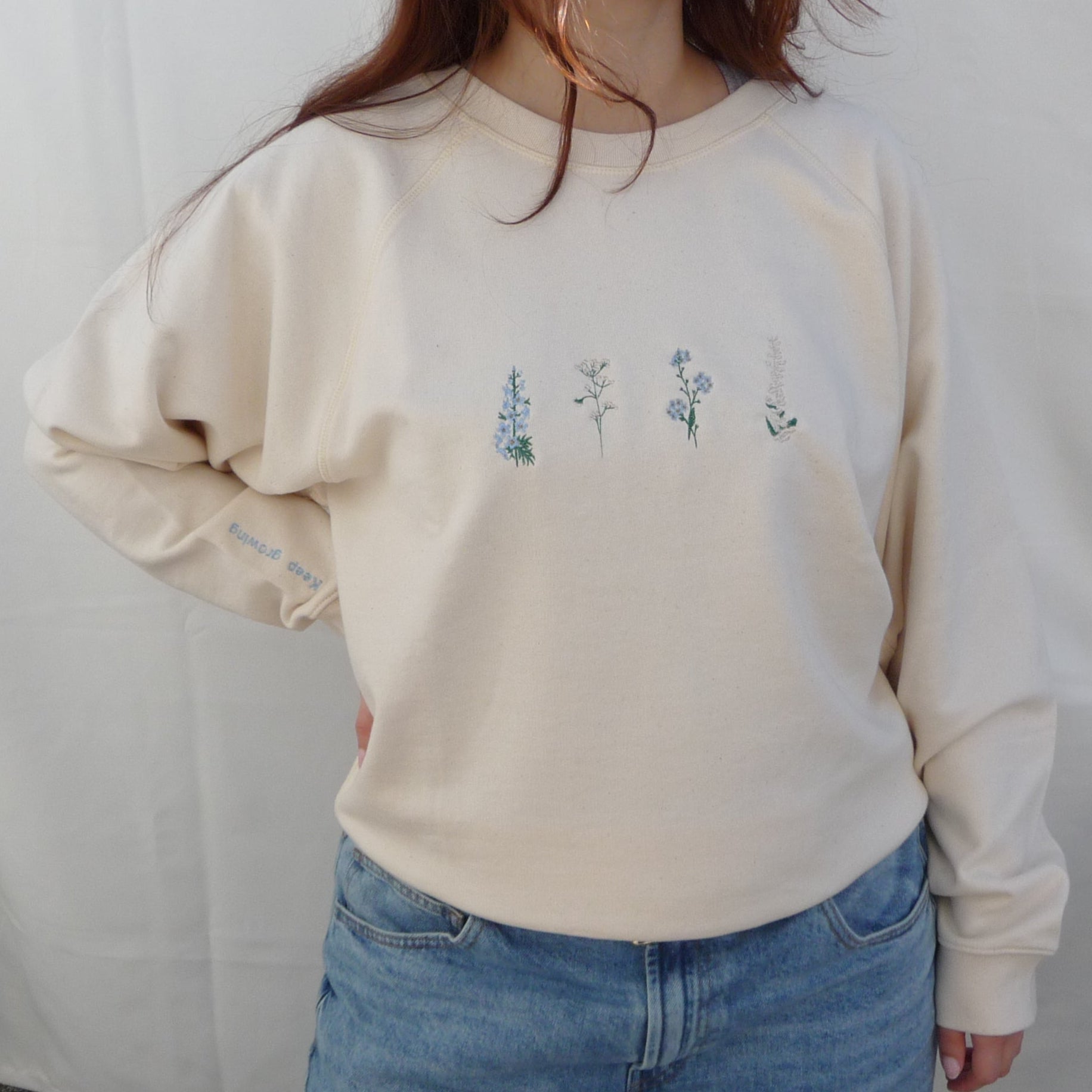 Floral Sweatshirt | Lightweight