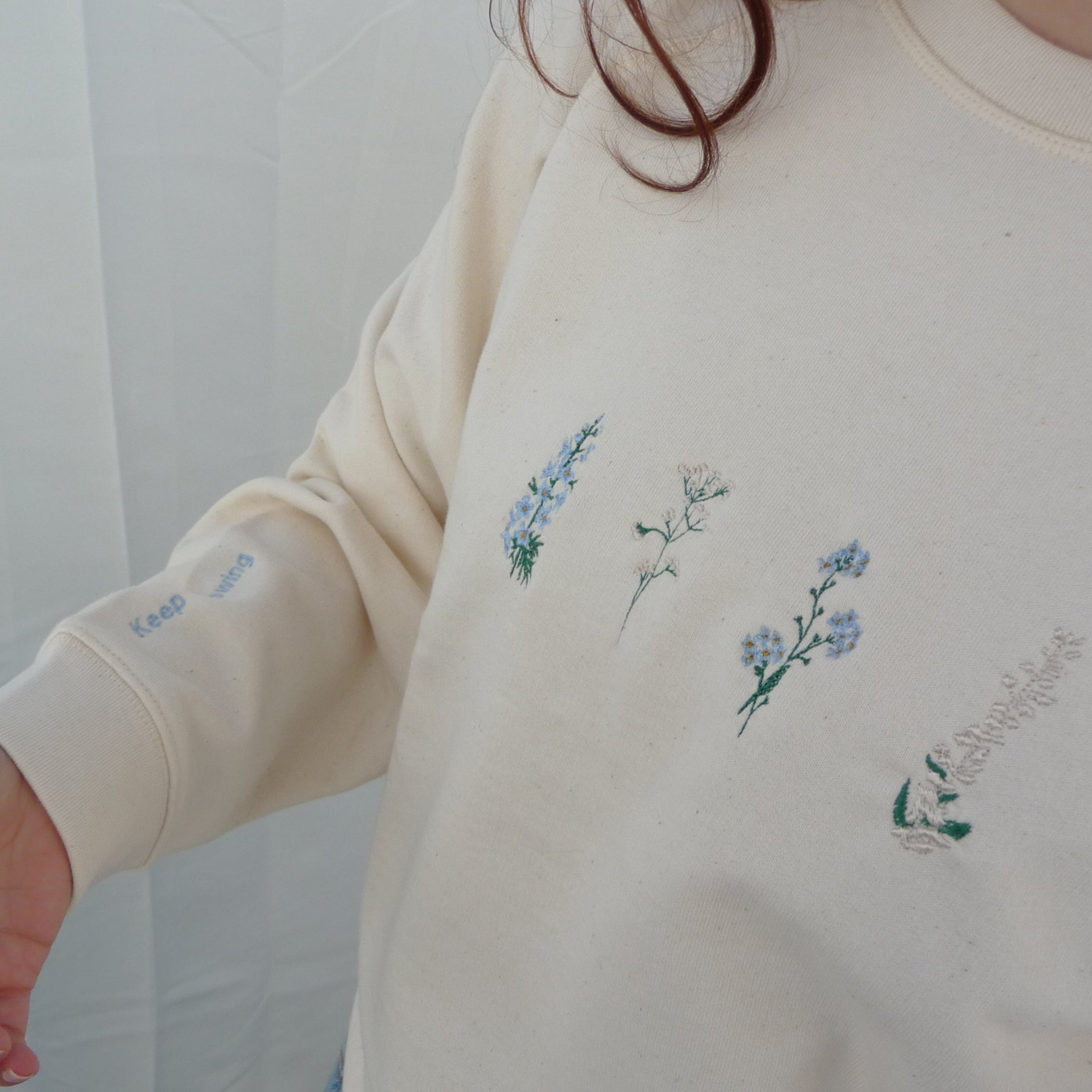 Floral Sweatshirt | Lightweight