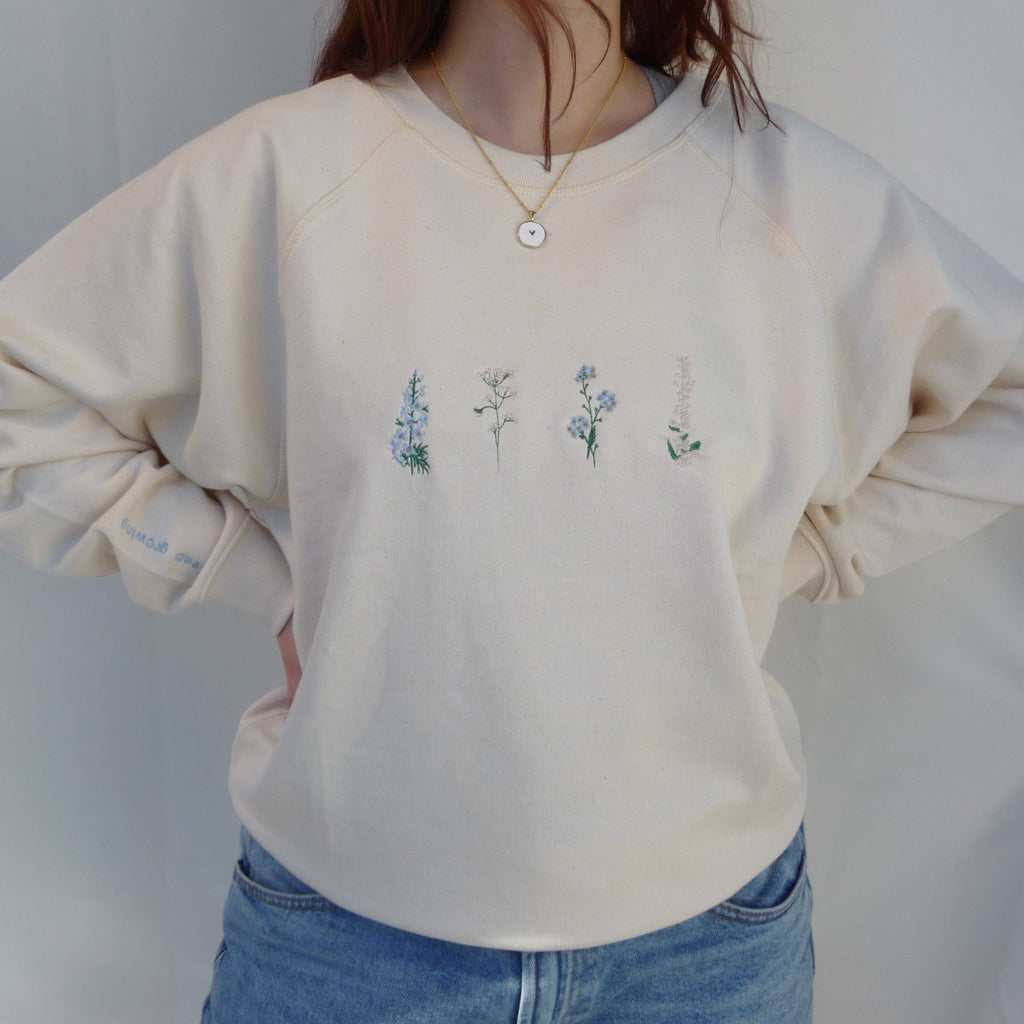 Floral Sweatshirt | Lightweight