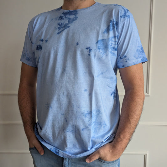 Blue Serenity | Batik T-Shirt | blau