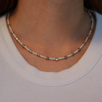 Perlenkette weiß celestial