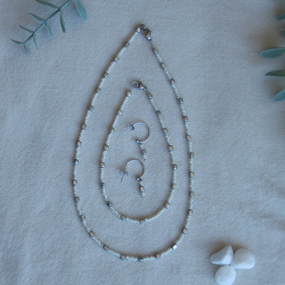 Perlenkette weiß celestial