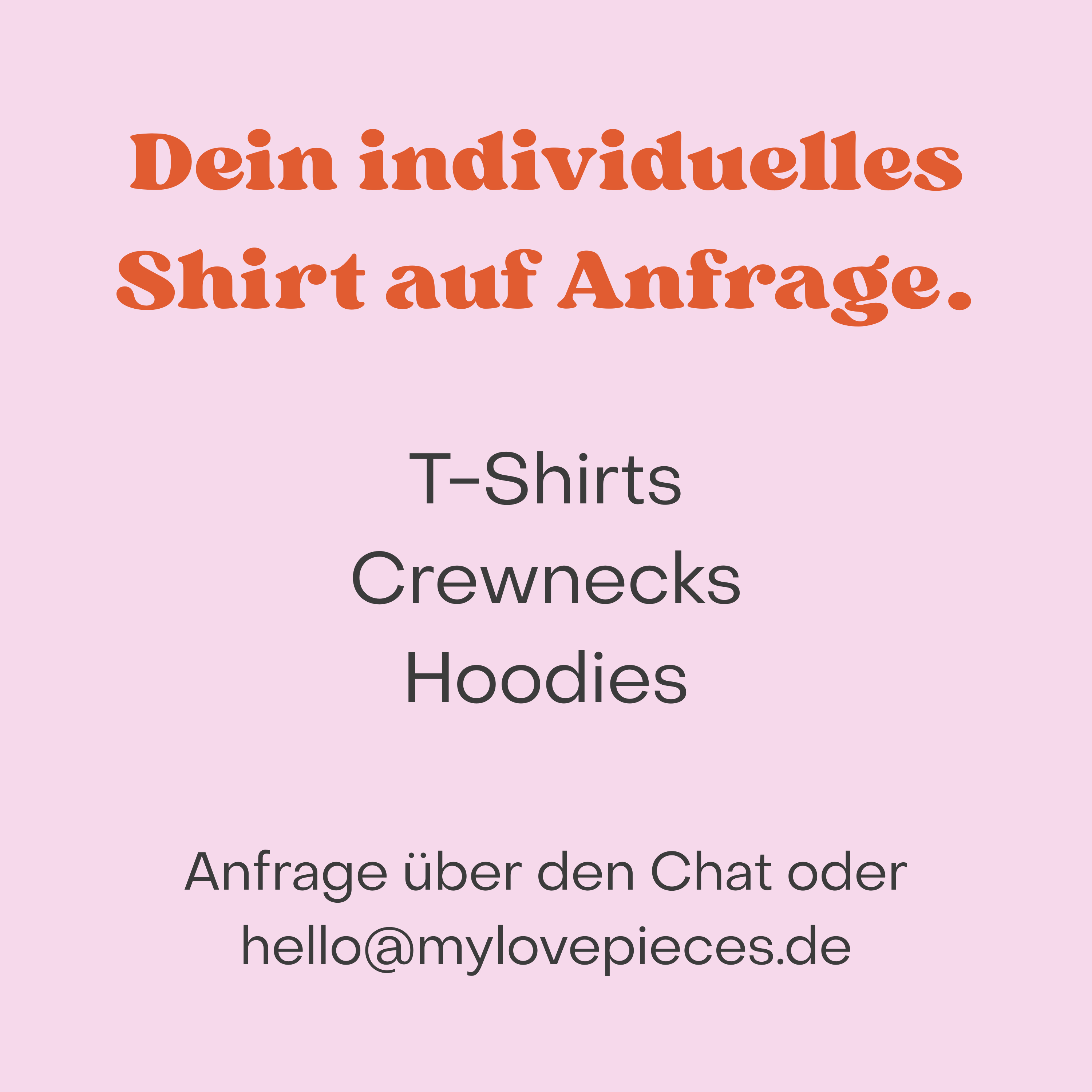 Nichts dabei? Personalisiertes Produkt.