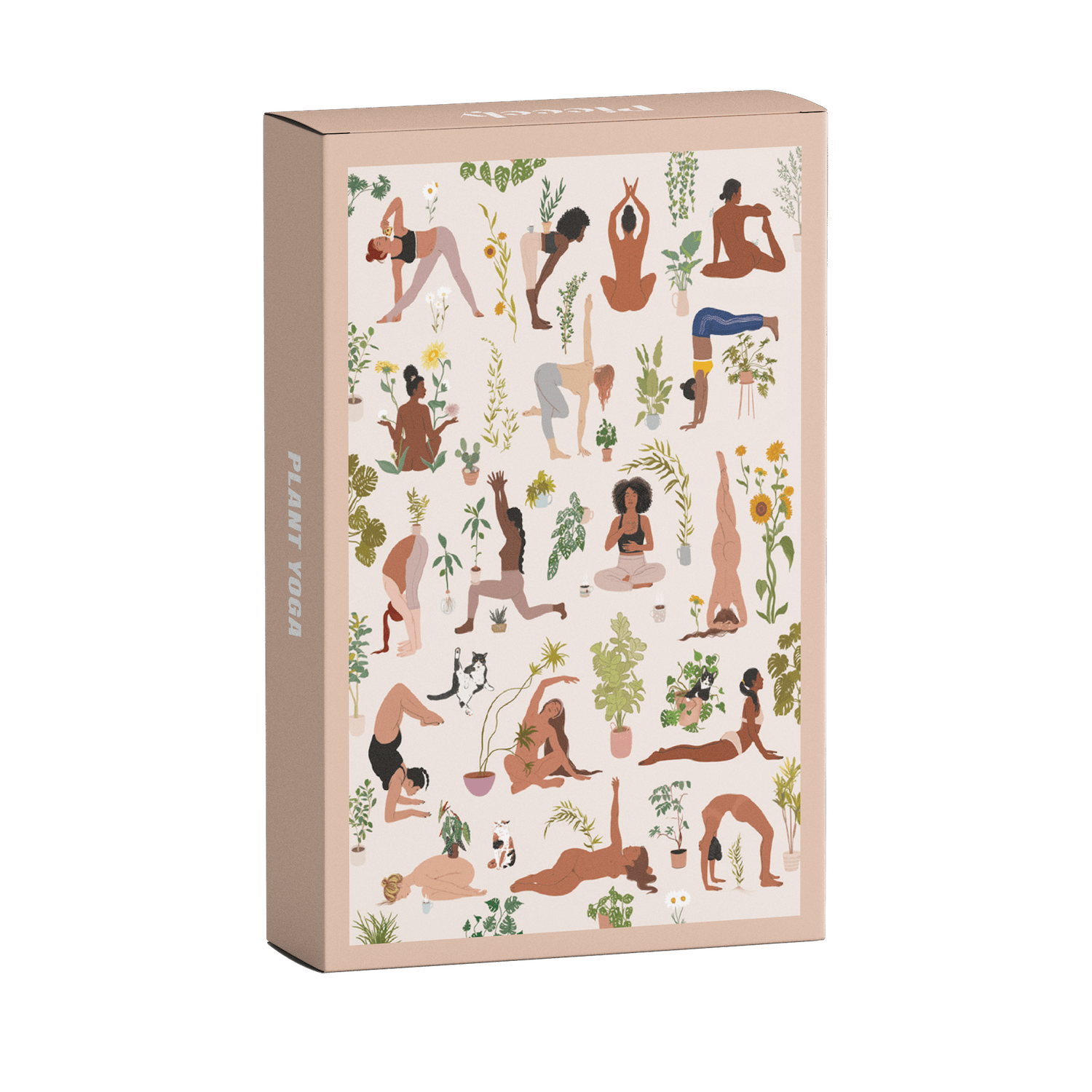 Mini-Puzzle Plant Yoga, 99 Teile