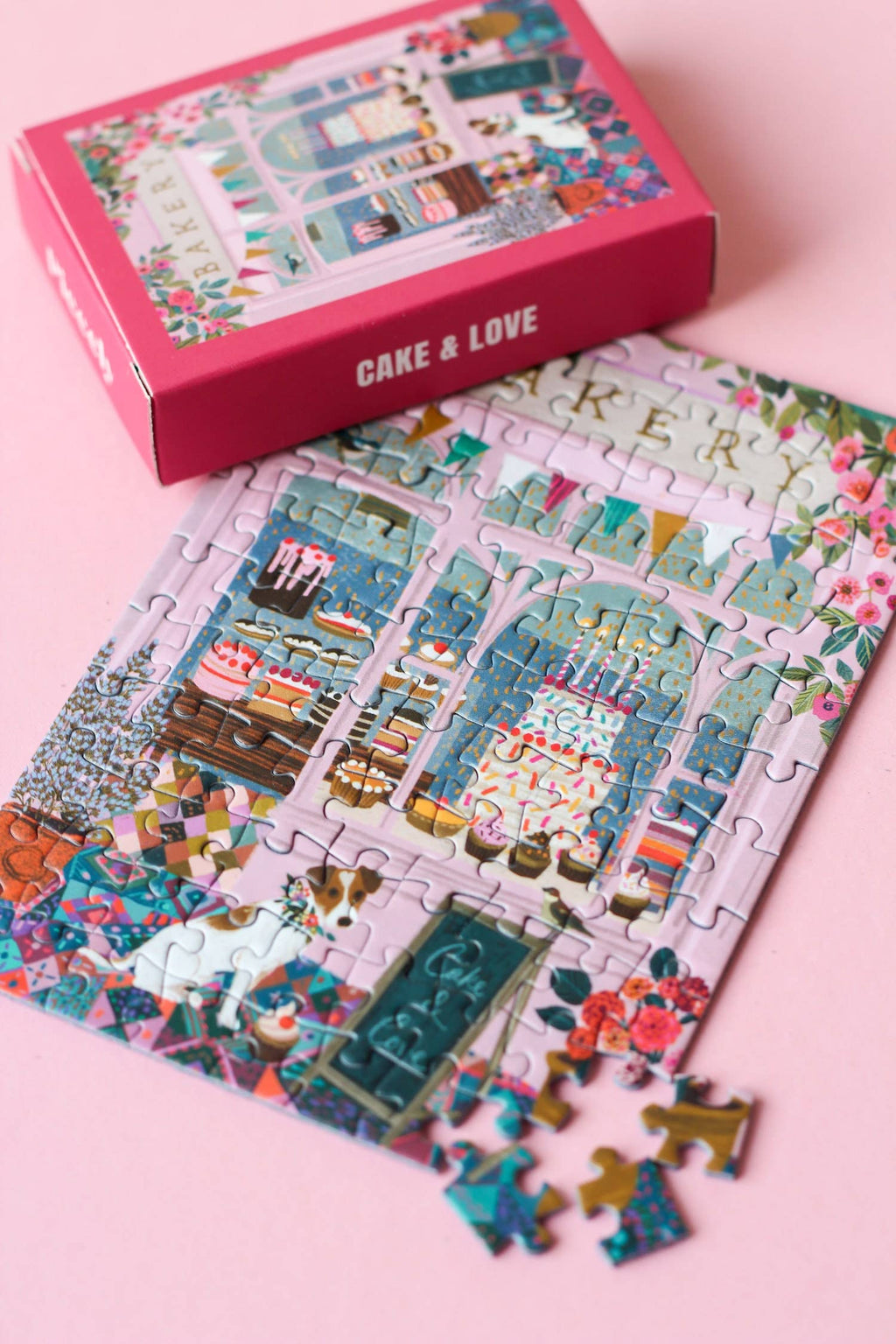 Mini-Puzzle Cake & Love, 99 Teile