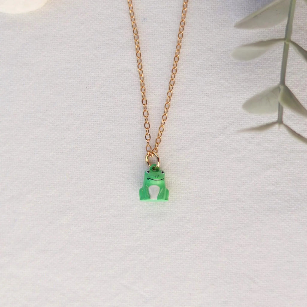 Mini Frosch | Charm und Kette