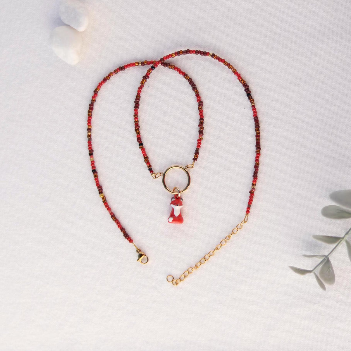 Mini Fuchs | Charm und Kette
