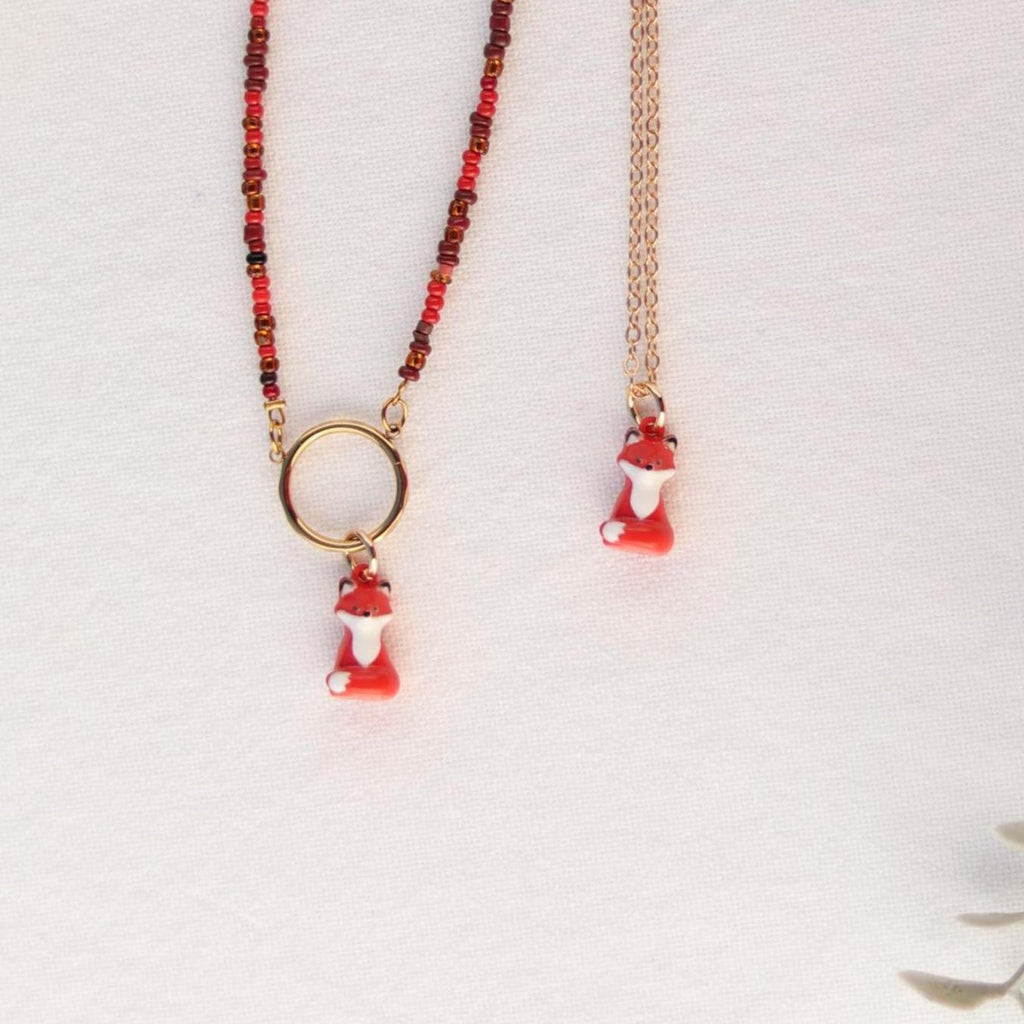Mini Fuchs | Charm und Kette