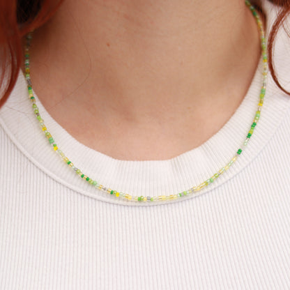 Limonella | Perlenkette | Sommerkette | Fußkettchen | Armband | individuell